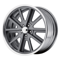 American Racing Vintage Vn407 20X10.5 ETXX BLANK 76.50 Two-Piece Mag Gray Center Polished Barrel Fälg